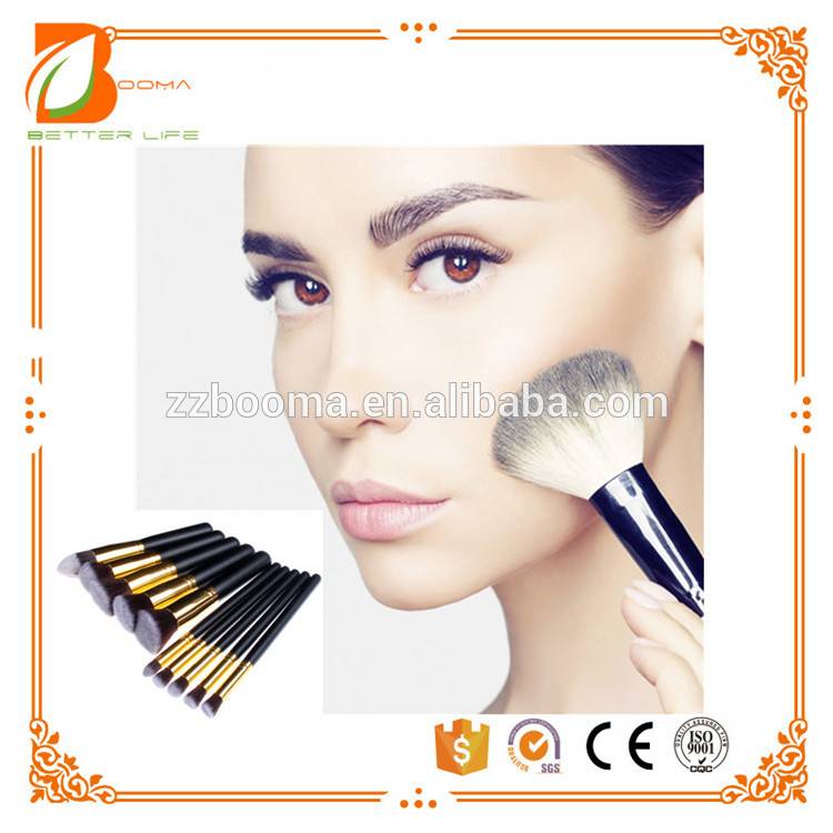 Amazon hot selling best professional cheap logo smudge brush personalized custom made makeup brushes cosmetic brush