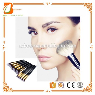 Amazon hot selling best professional cheap logo smudge brush personalized custom made makeup brushes cosmetic brush