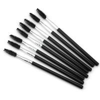 Beauty tools curling eyelashes spiral brush durable custom black eyelash brush